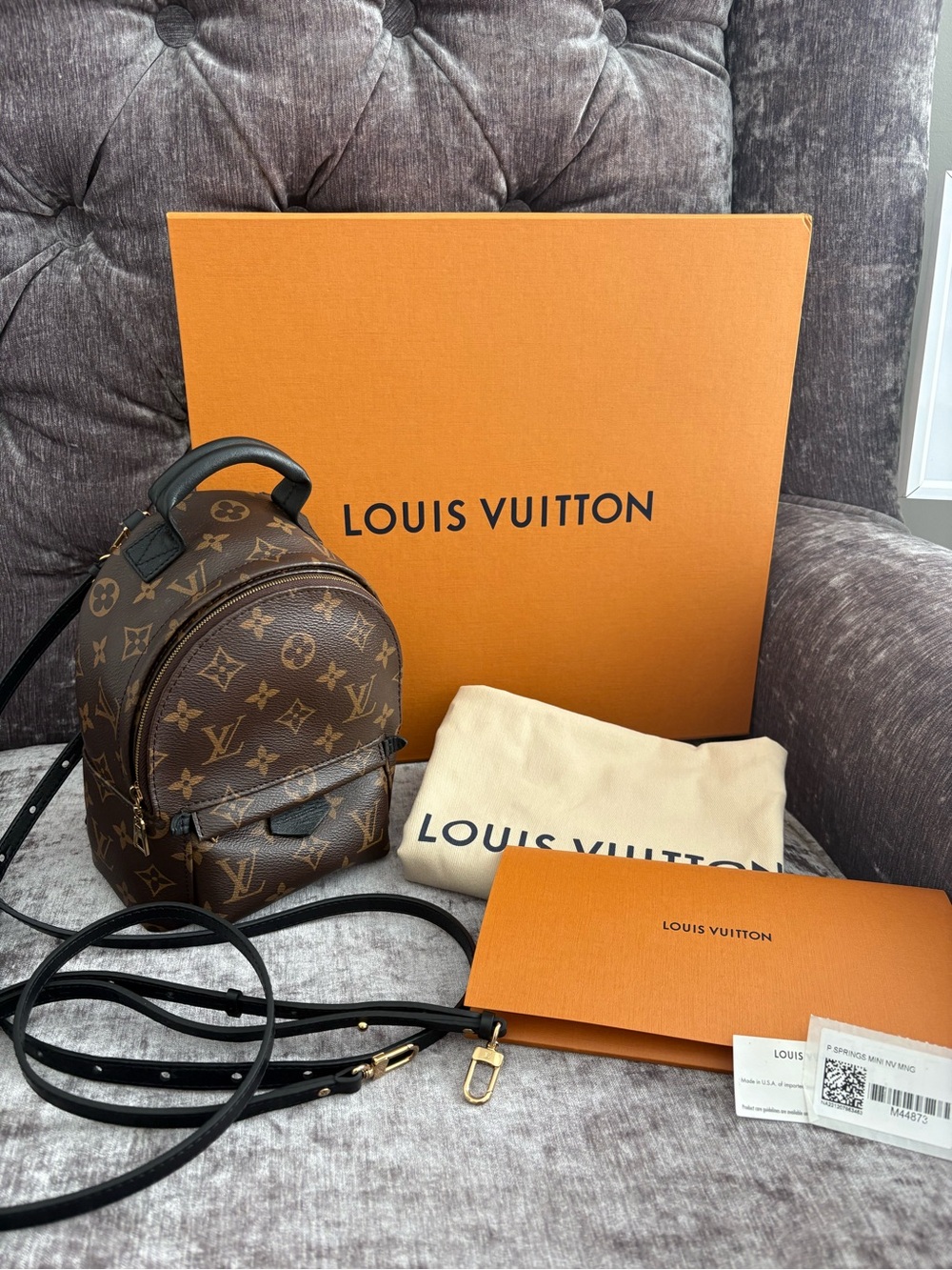 Louis Vuitton Palm Springs Mini - FULL SET